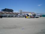 In a couple of hours, those stands will be filled with drunk, screaming redneck weirdos. And me.